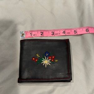 Wallet, bifold. German Edelweiss